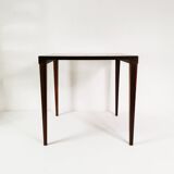 Minimalist rosewood table, Denmark, 1960s