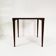 Minimalist rosewood table, Denmark, 1960s
