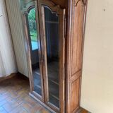 Late 19th century glass-fronted bookcase