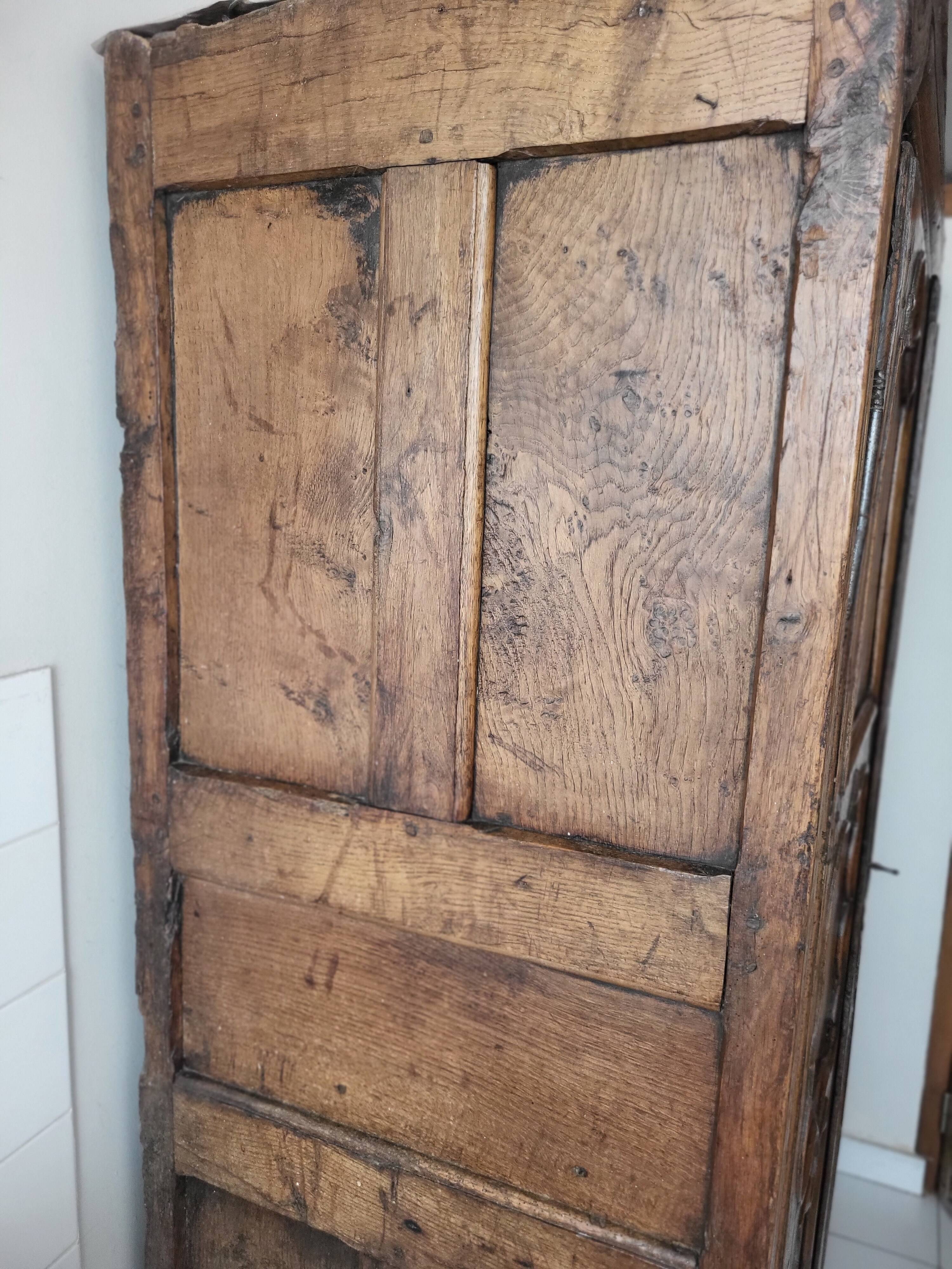 18th-century oak wardrobe