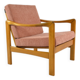 Pink knoll armchair