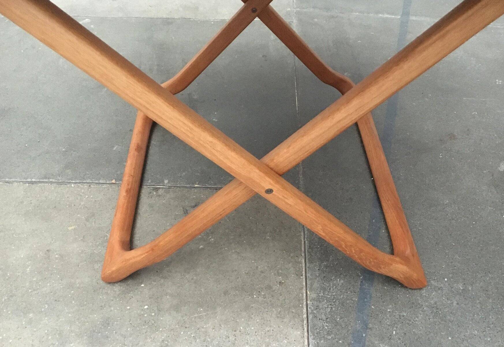 Danish folding table in teak from the mid-century by Juul Kristensen.