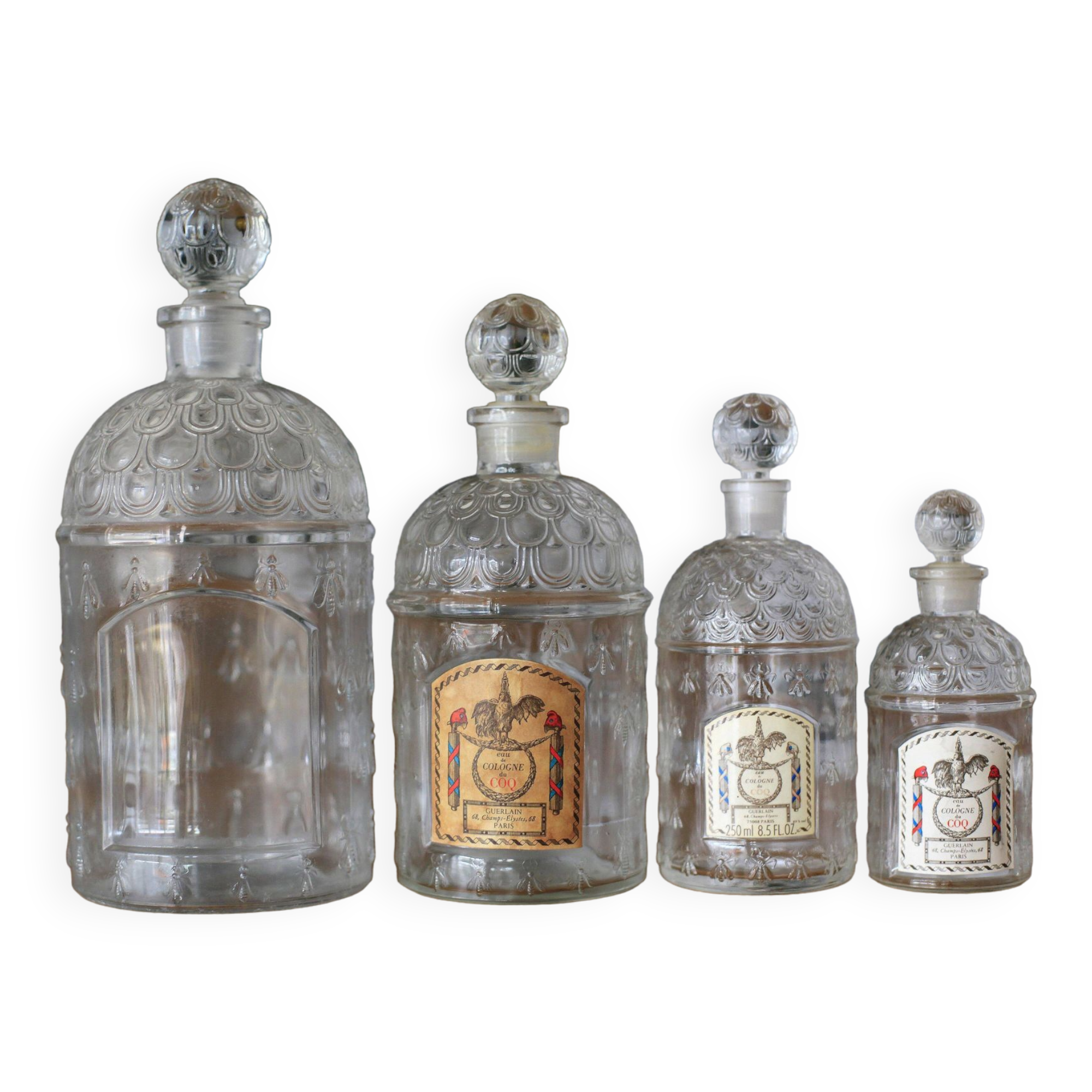 Old bee bottles Guerlain