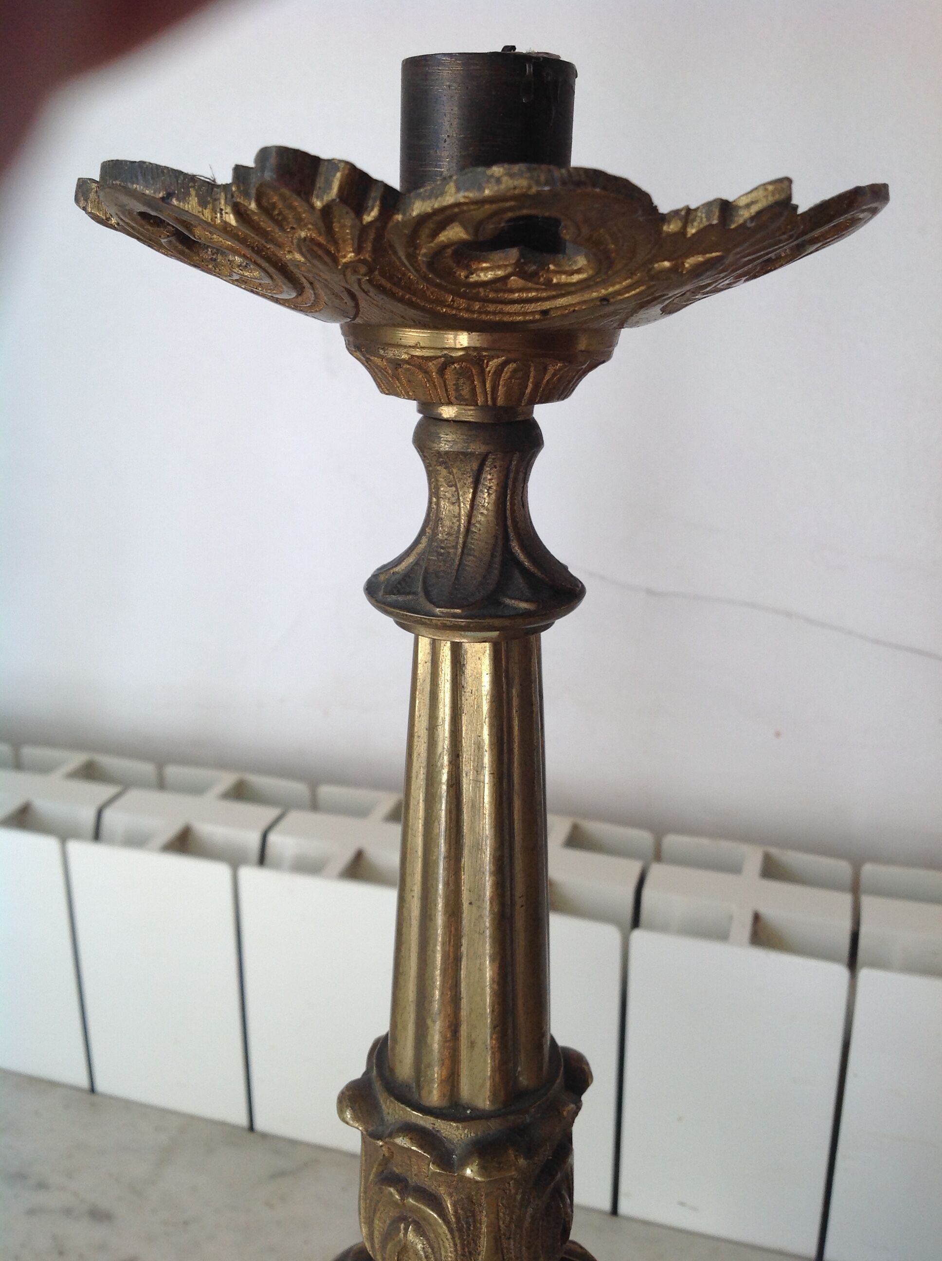 Antique bronze chandelier