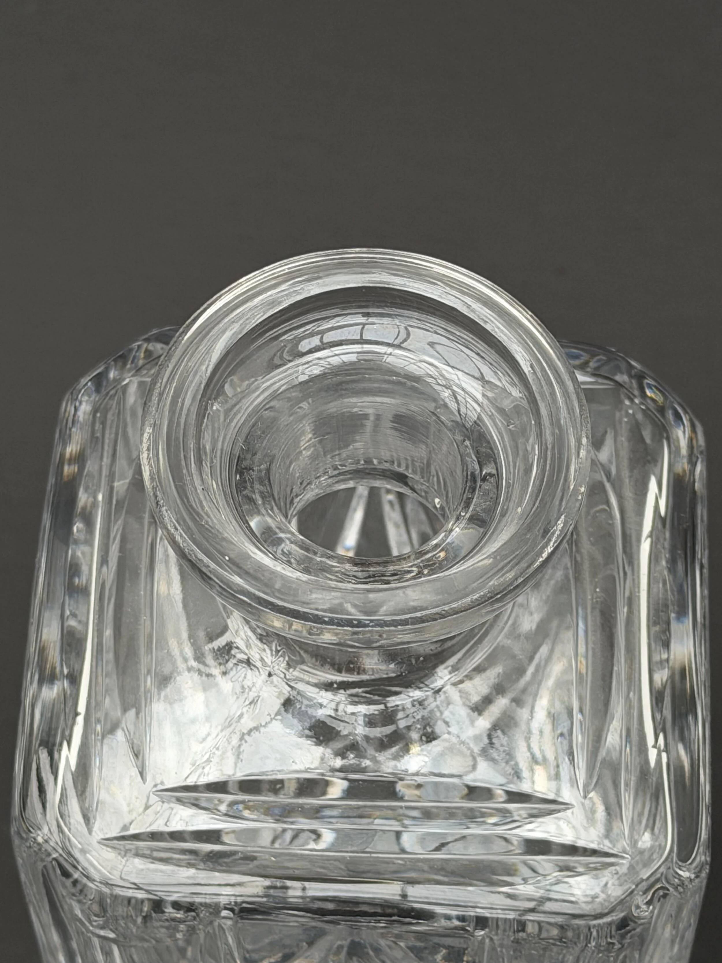 Crystal whisky carafe, 1980