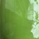 Glazed green cache-pot