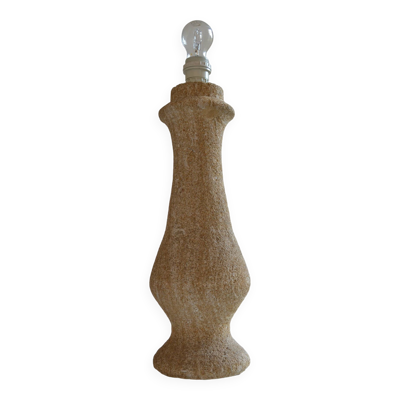 Pied de Lampe Travertin Pierre Design Fratelli Mannelli Albert Tormos