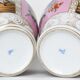 Pair of covered Dresden porcelain vases from Helena Wolfsohn's studio