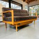 Lit de jour/fauteuil/canapé vintage en bois KNOLL