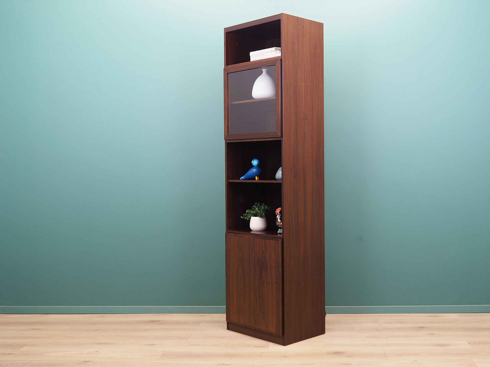 Rosewood bookcase, Danish design, 1970s, made by Omann Jun