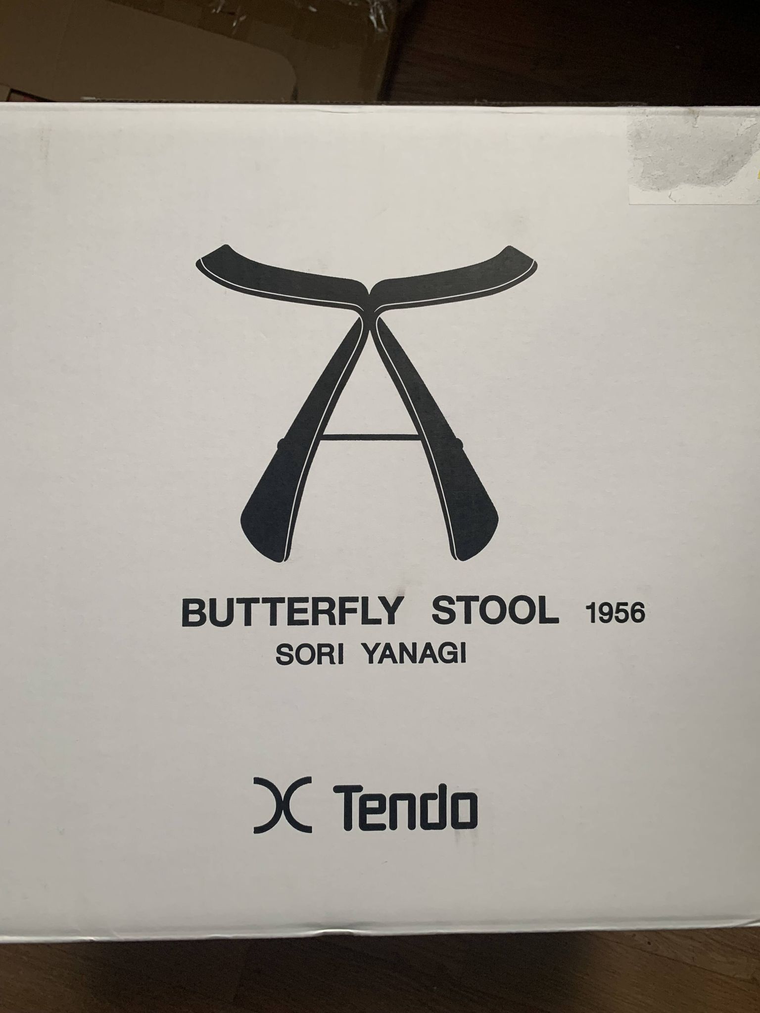 NEW NEVER OPENED Authentic Design "Butterfly" Stool - Sori Yanagi - Made in Japan