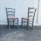 Chaises en bois style campagne
