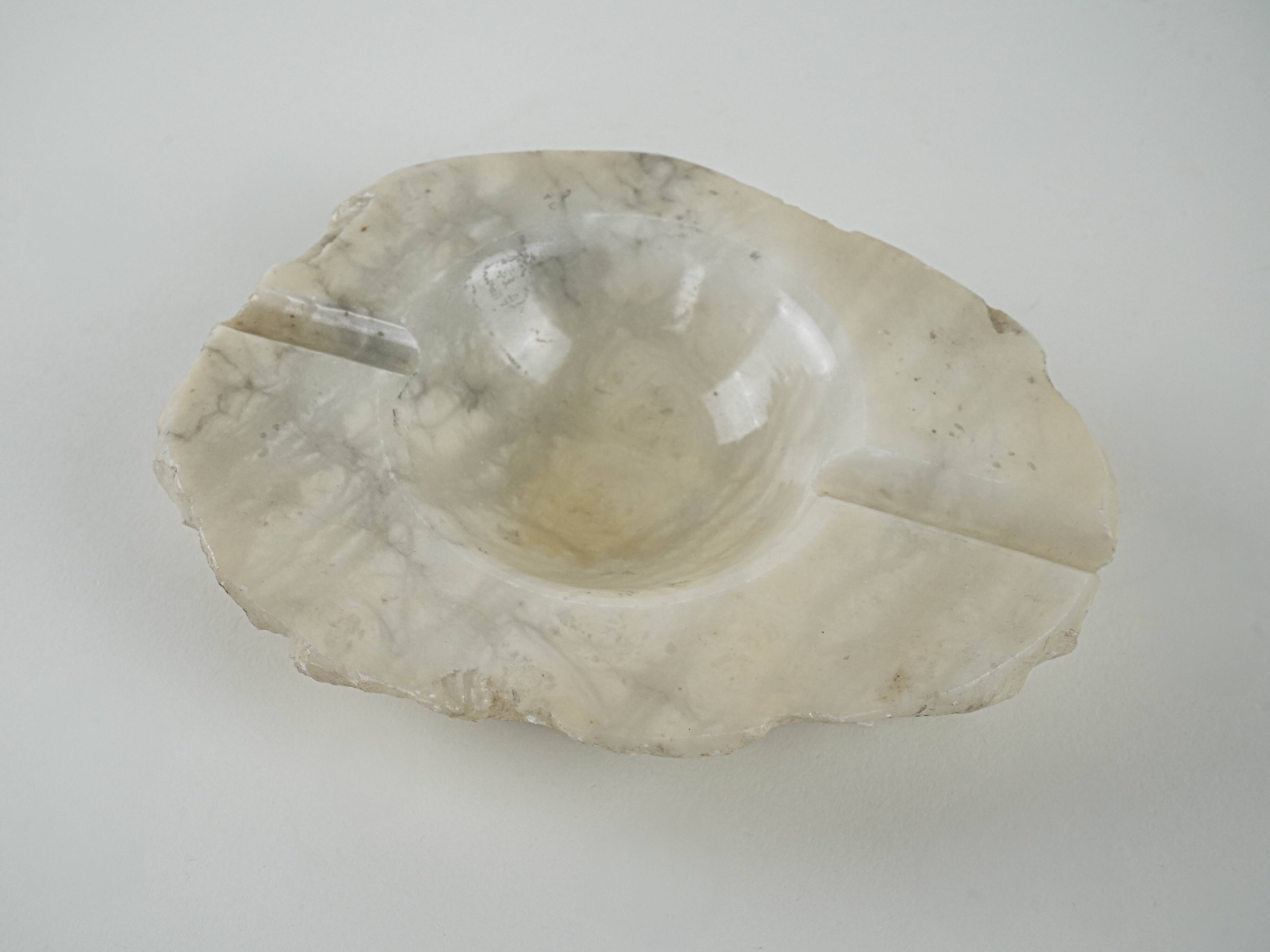 Onyx ashtray, Italian design, 1970s, production: Italy