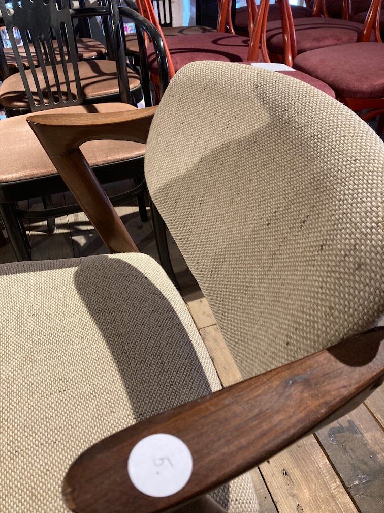 Model 42 teak dining chairs by Kai Kristiansen for Schou Andersen