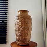 Vase vintage XXL, céramique, Bay, numéroté 76/50, Allemagne de l'Ouest