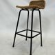 Tabouret de bar vintage Dirk van Sliedregt Rohe Noordwolde 1960 Pays-Bas