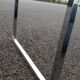 Vintage glass coffee table