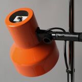 Vintage 1970s Belid MCM Orange Desk Lamp.