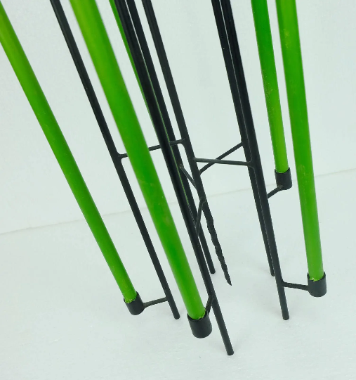 Vintage filigree mid century candleholder iron 60s