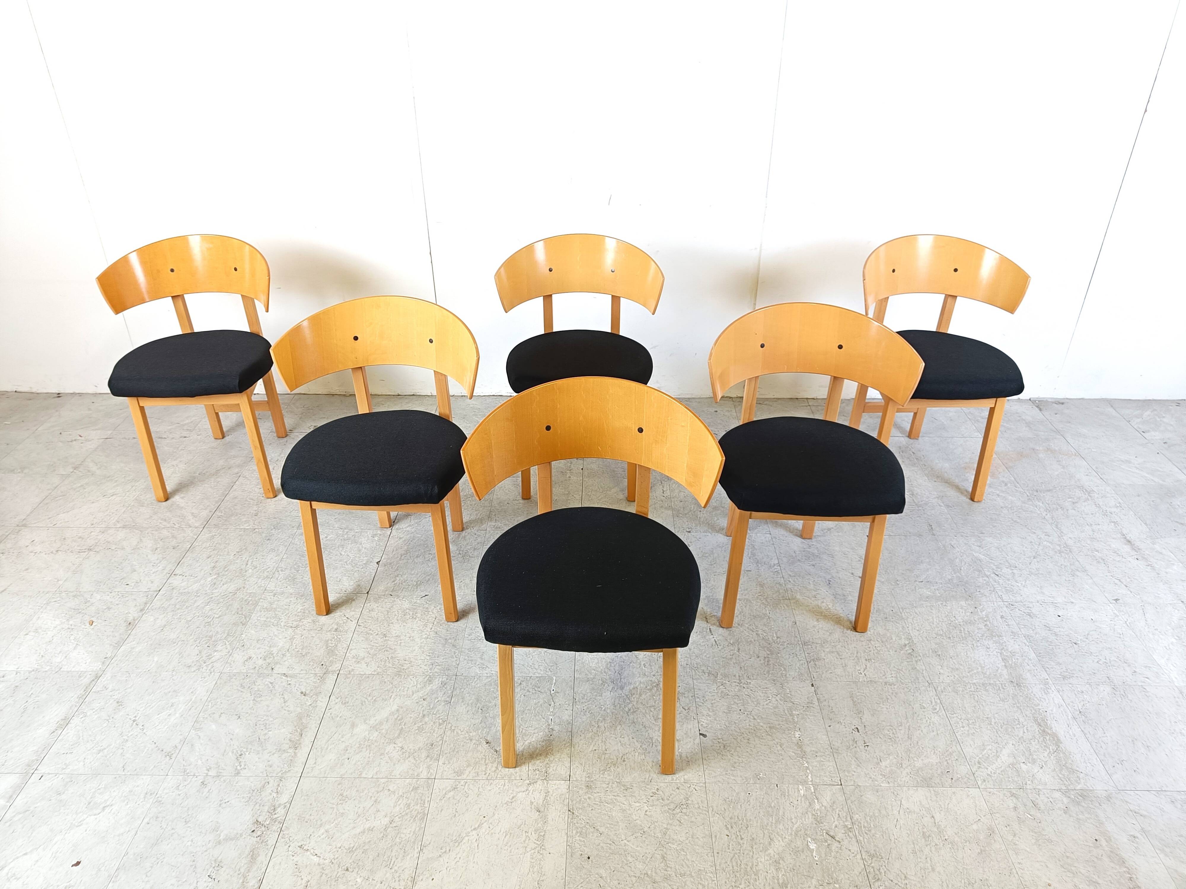 Vintage Ikea dining chairs by Niels Gammelgaard, 1990s