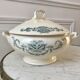Soup pot Terre de Fer Longchamp model "Lutèce" late nineteenth