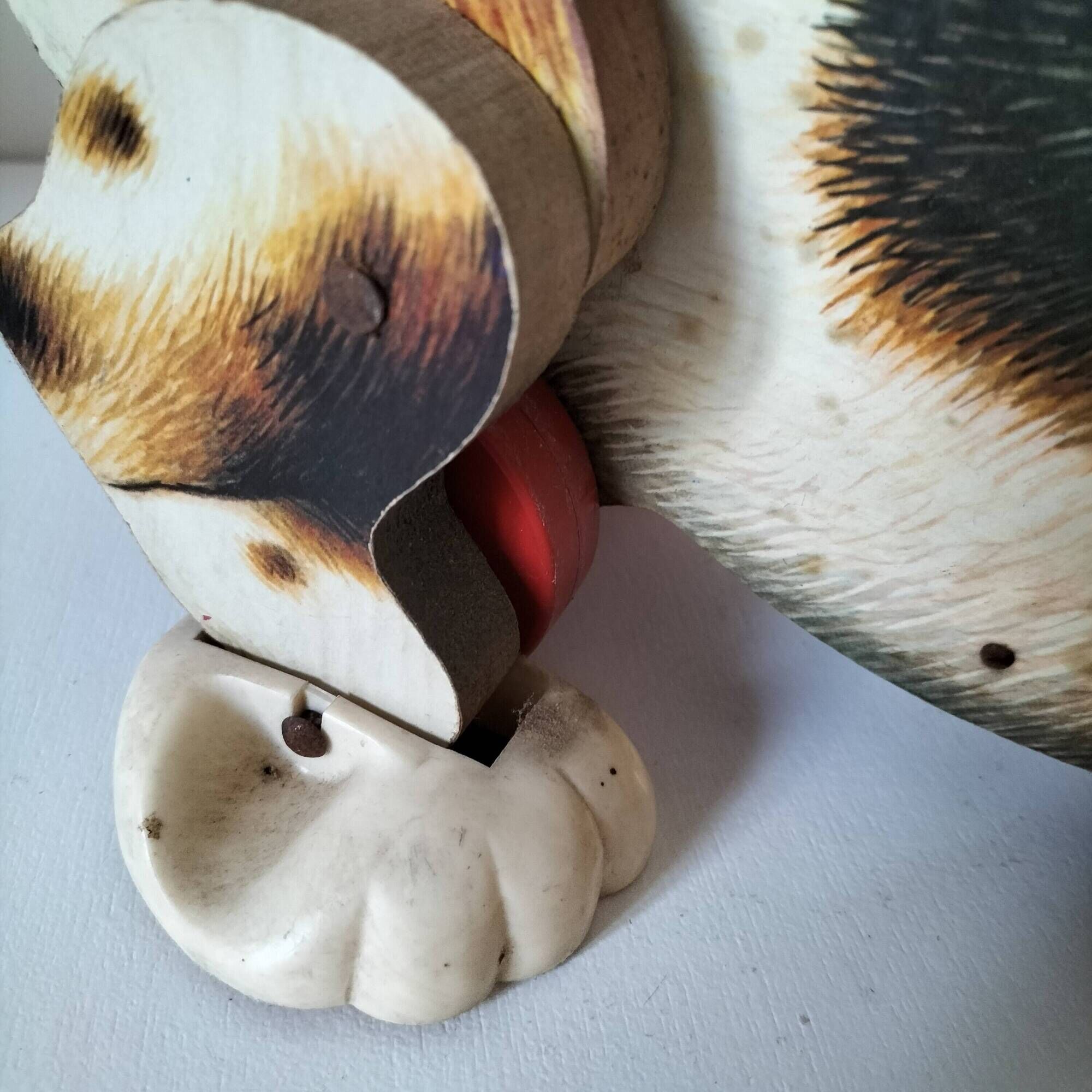 Fisher Price Snoopy wooden pull-along dog