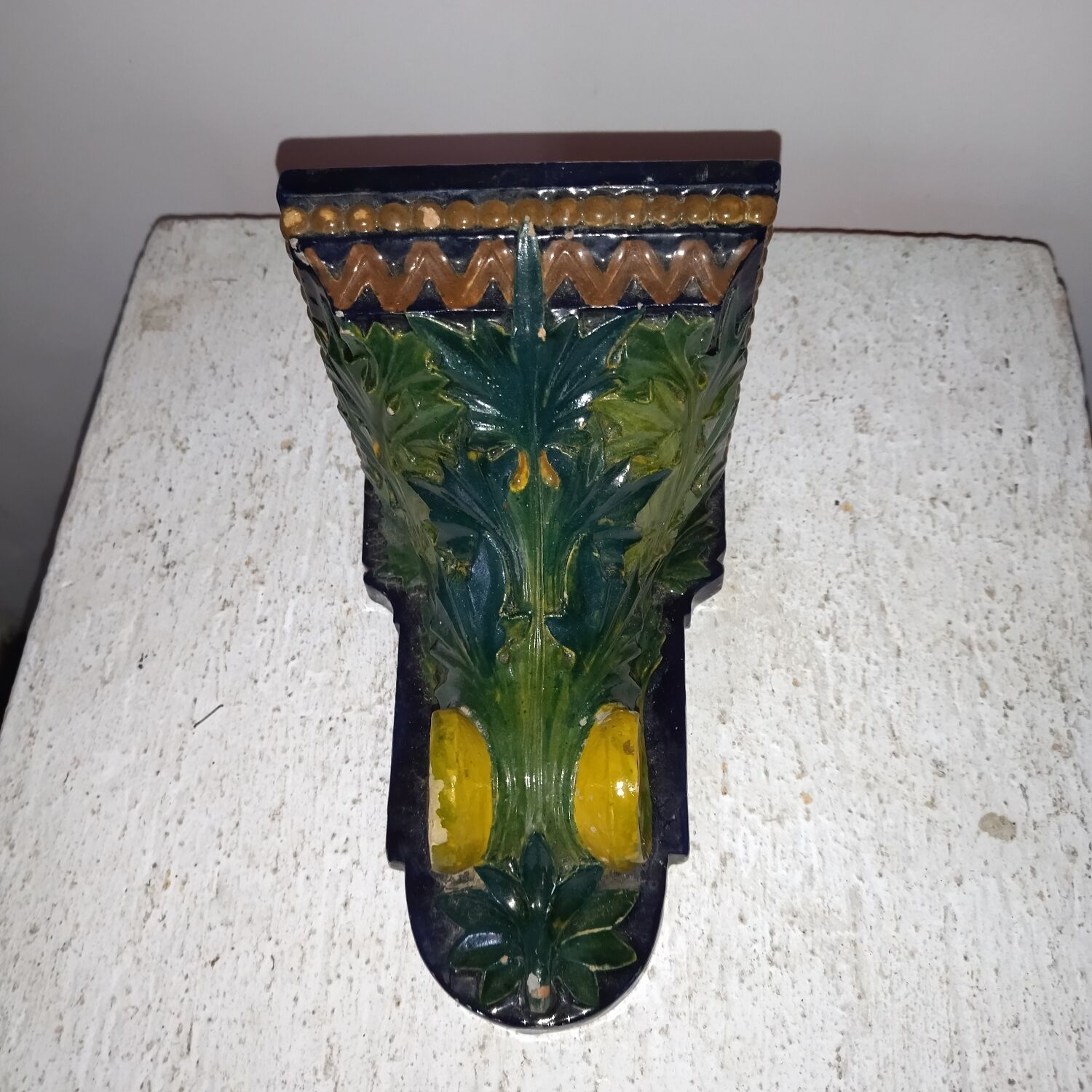 Console wall terracotta XVIIIth Naudet