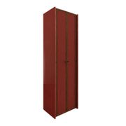 Mid-Century Afra & Tobia Scarpa Italian Wood Red Lacquer 1960s Tall Cabinet