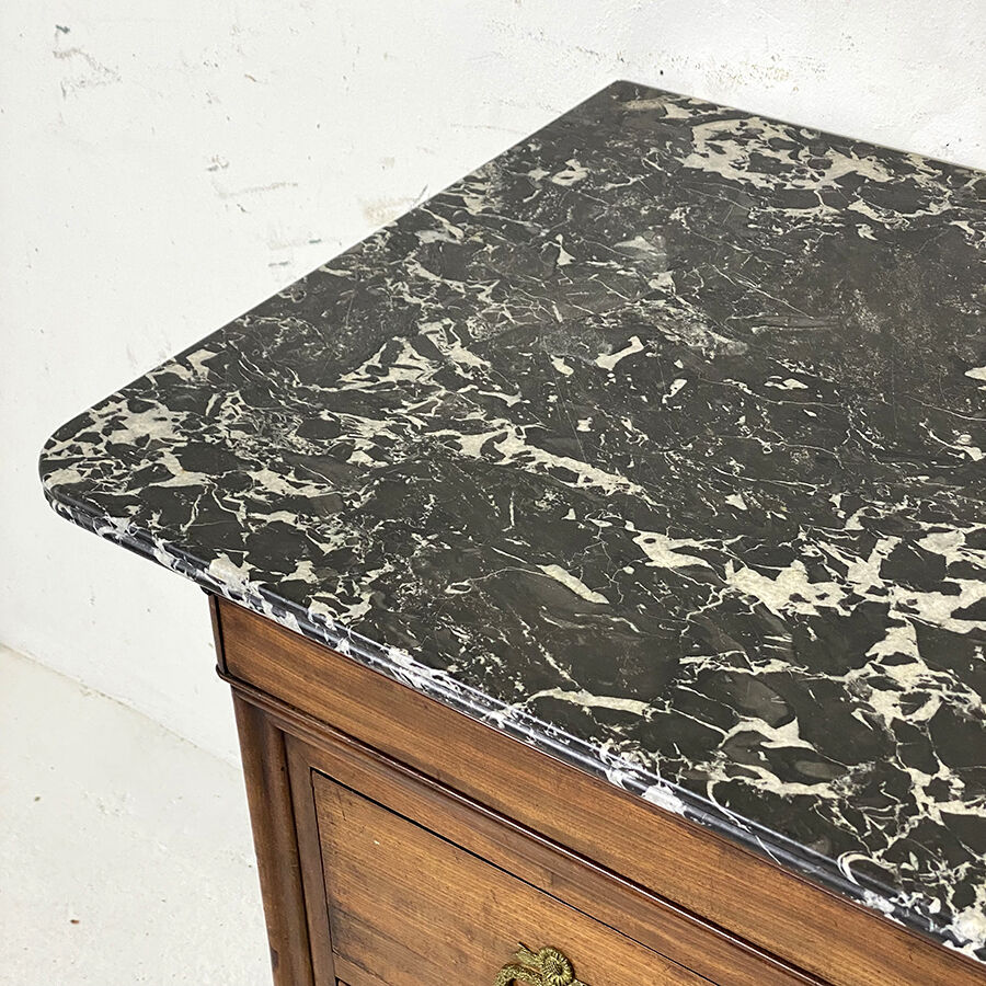 Commode louis philippe acajou et placage d'acajou