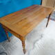 Table de ferme en bois fruitier