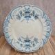 Antique plate Saint-Amand & Hamage Regency model – blue lace decoration