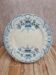 Antique plate Saint-Amand & Hamage Regency model – blue lace decoration