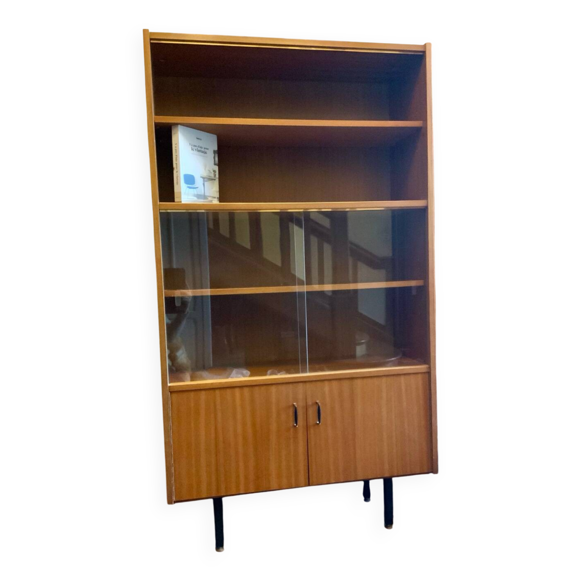 Vintage display cabinet bookcase