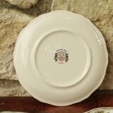 Lot de 3 assiettes moustiers olerys