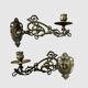 Pair of Art Nouveau wall candlesticks