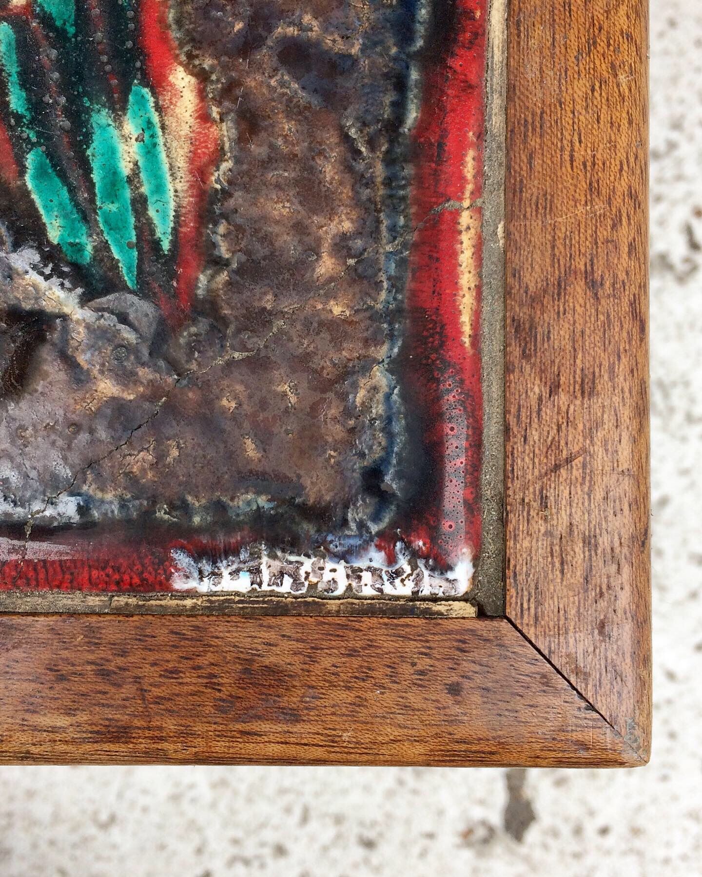 Ceramic coffee table 1970