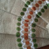 8 vintage 1970 napkins