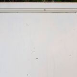 Communication door H220xW80.5cm, old panelled with moulding.