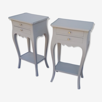 Pair of bedside tables 2 drawers