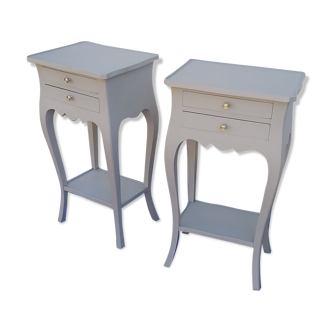 Pair of bedside tables 2 drawers