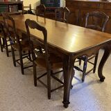 Dining room table and 6 chairs