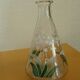 Art Deco lily of the valley carafe
