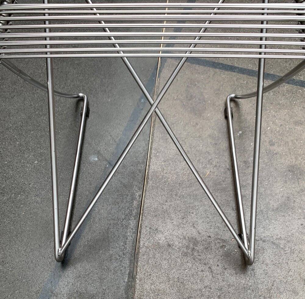 Postmodern German cantilever chair by Till Behrens for Schlubach, 1980s.