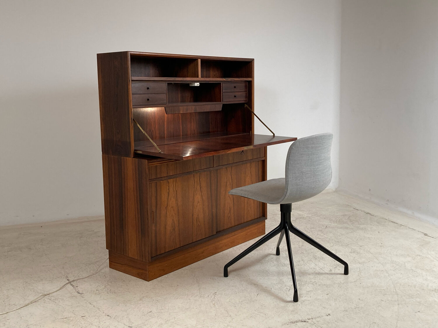 Danish rosewood secretary 1960