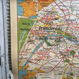 Old School Map School PARIS & Surrounding Areas Numbers 24 & 24bis Vintage