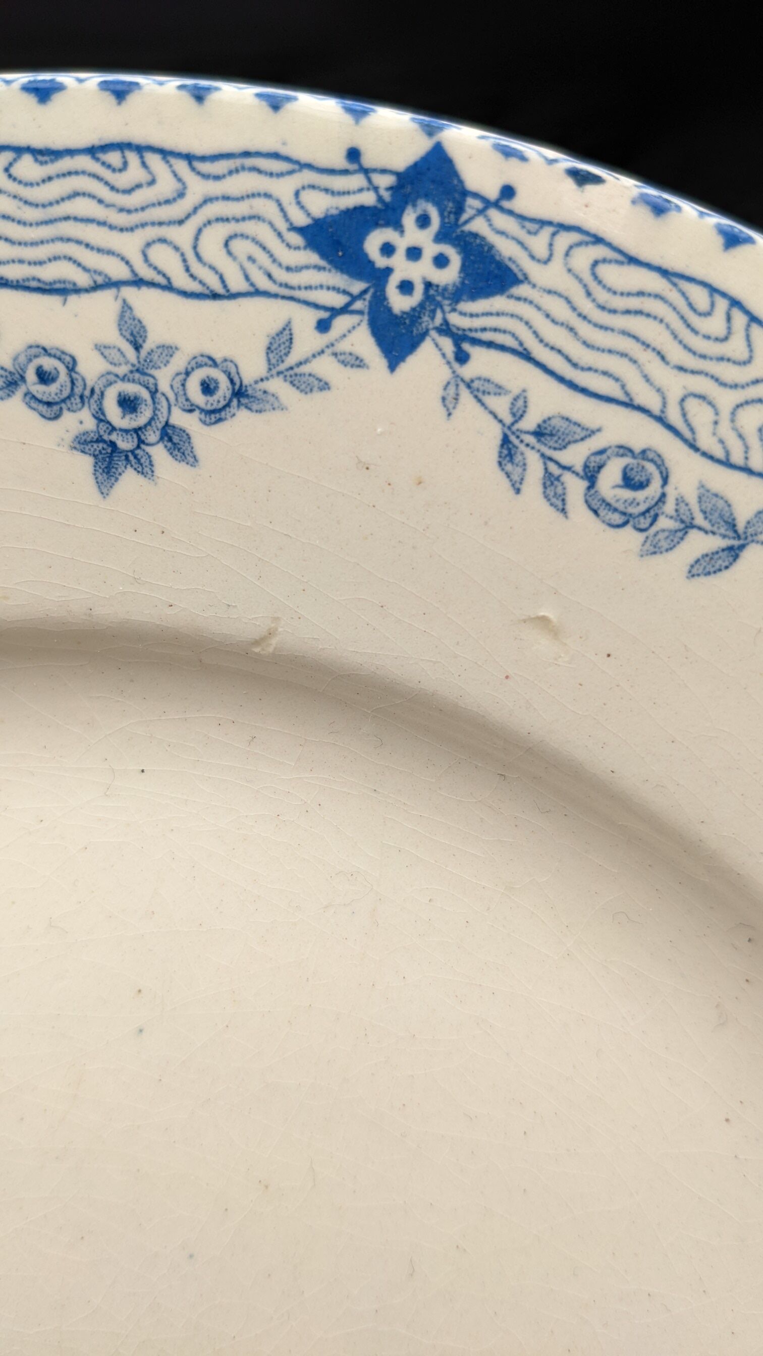 Lot 2 old flat plates boulenger choisy le roi lavoisier