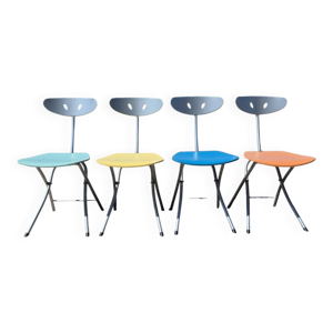 Ensemble de 4 chaises - pliantes