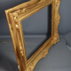Cadre XIXe siècle style Louis XV bois stuc doré d'origine 66x57 feuillure 47x39 cm SB