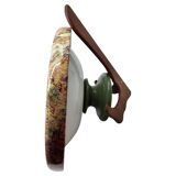 Large empty pocket bowl by Maison Lancel in Mid Century Modern ceramic.