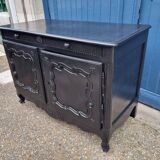 Black Louis XV low sideboard